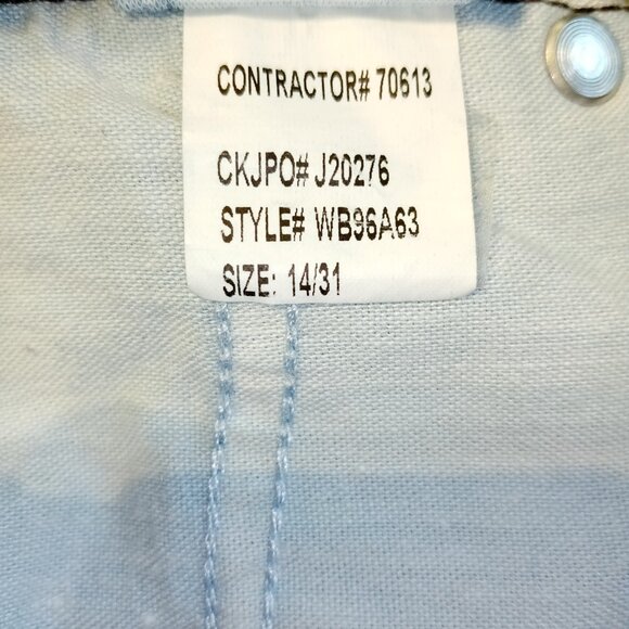 Calvin Klein Jeans  Women's size 14/32   Skinny   Dark Wash   Straight Leg  EXC - Picture 12 of 12